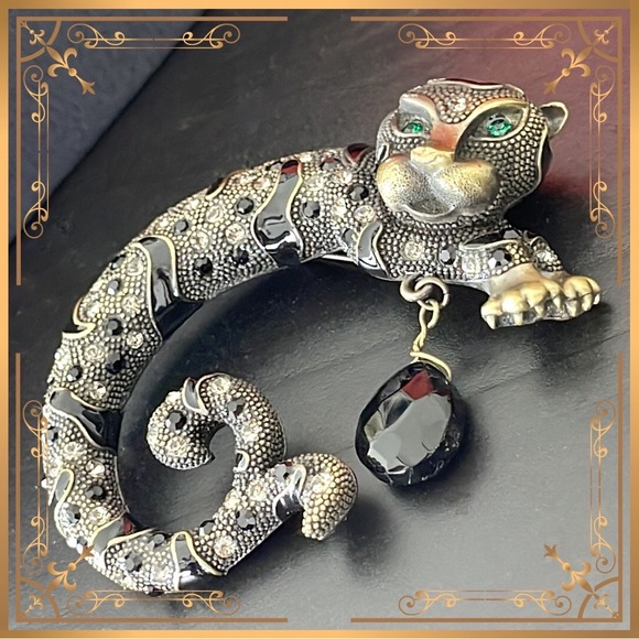 💕Beautiful Vintage Leopard Pin💕 - Picture 5 of 6